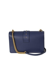 PINKO LOVE ONE CLASSIC Leather shoulder bag with flap indigo blue shadowy-antique goal - Women&rsquo;s Bags - 2