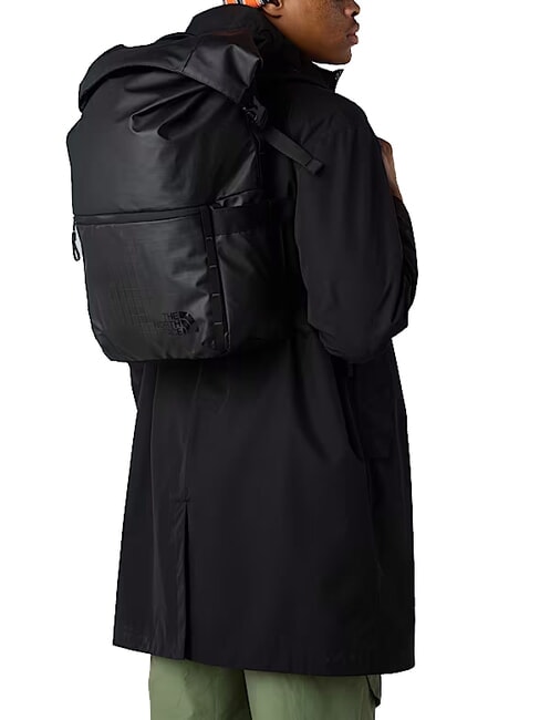 BASE CAMP VOYAGER Rolltop backpack, holds up to 16" laptops tnf black/asphalt grey - Backpacks & School and Leisure