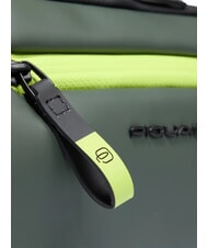 PIQUADRO CORNER SPECIALE GOMMATO Water-repellent beauty case GREEN - Beauty Case - 3