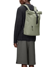 RAINS ROLLTOP RUCKSACK Large waterproof backpack drift - Backpacks & School and Leisure - 5