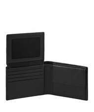 PIQUADRO MODUS RESTYLING Leather wallet Black - Men’s Wallets - 3