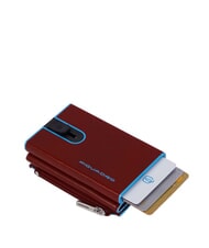 PIQUADRO BLUE SQUARE Leather wallet with sliding system - Men’s Wallets