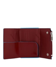 PIQUADRO BLUE SQUARE Leather wallet with sliding system leather4 - Men’s Wallets - 3