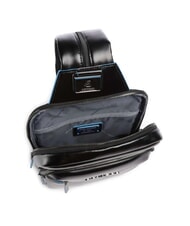 PIQUADRO BLUE SQUARE Single shoulder backpack portability Black - Laptop backpacks - 4