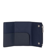 PIQUADRO MODUS RESTYLING Leather card holder with slider blue - Men’s Wallets - 3
