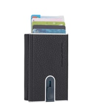 PIQUADRO MODUS RESTYLING Leather card holder with slider - Men’s Wallets