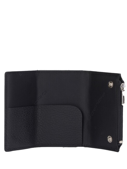 MODUS RESTYLING Leather card holder with slider Black - Men’s Wallets