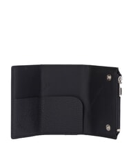 PIQUADRO MODUS RESTYLING Leather card holder with slider Black - Men’s Wallets - 3