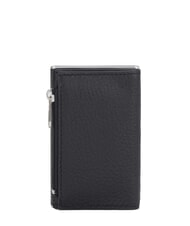 PIQUADRO MODUS RESTYLING Leather card holder with slider Black - Men’s Wallets - 4