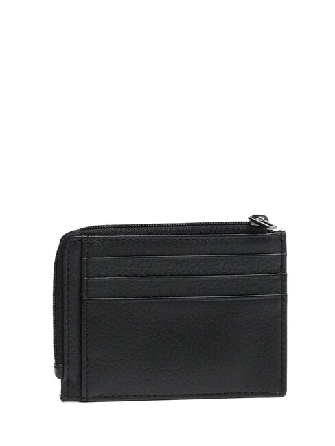 MODUS RESTYLING  Flat leather wallet Black - Men’s Wallets