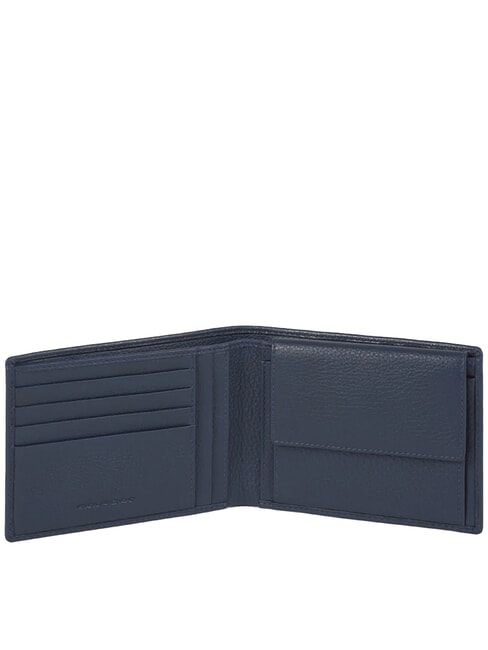 MODUS RESTYLING Hammered leather wallet blue - Men’s Wallets