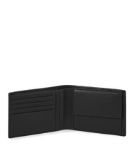 PIQUADRO MODUS RESTYLING Hammered leather wallet - Men’s Wallets