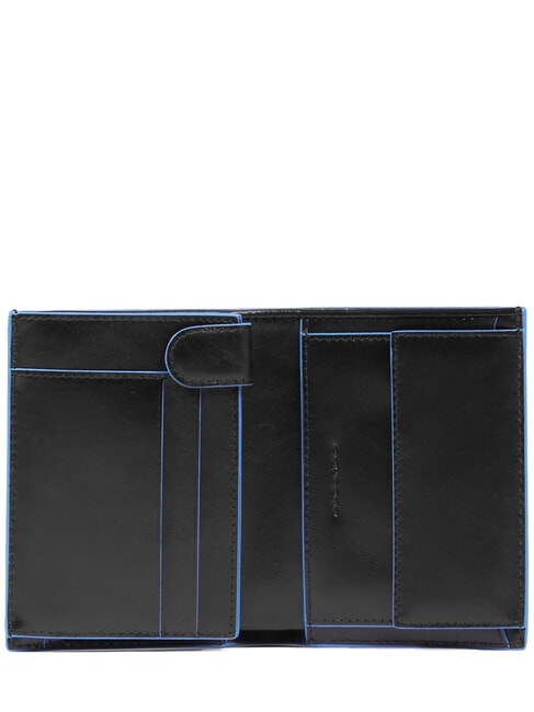 BLUE SQUARE Vertical leather wallet Black - Men’s Wallets