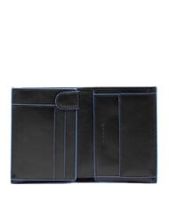 PIQUADRO BLUE SQUARE Vertical leather wallet - Men’s Wallets