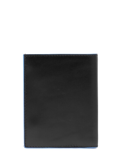 BLUE SQUARE Vertical leather wallet Black - Men’s Wallets