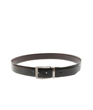TIMBERLAND CASUAL Double-sided leather belt smooth black/smooth dark brown - Belts - 3