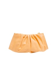 COCCINELLE DRAP SMOOTH Nappa leather bag with chain sunrise - Women’s Bags - 3