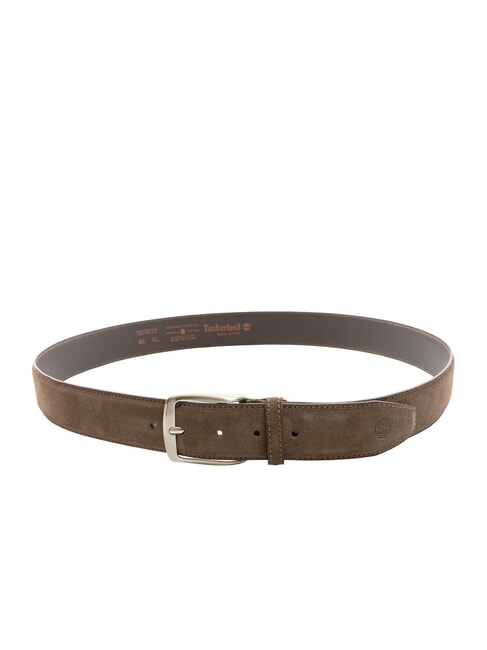 CASUAL Suede leather belt that can be shortened cocoa - Belts