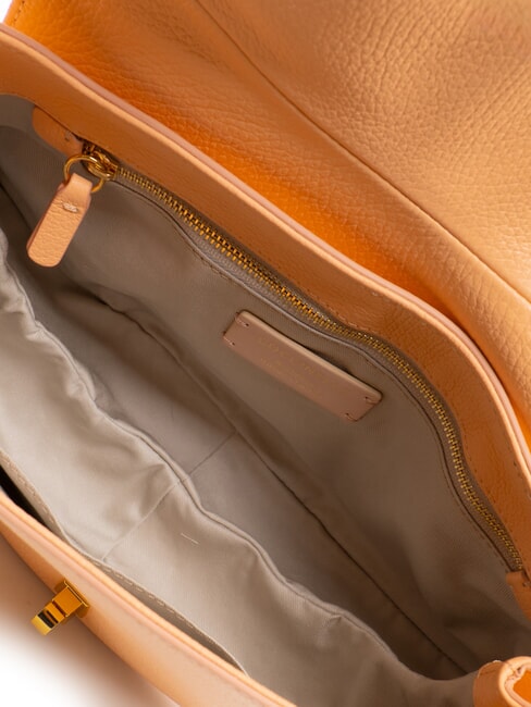 MAGIE SOFT Leather shoulder bag with shoulder strap sunrise - Women’s Bags