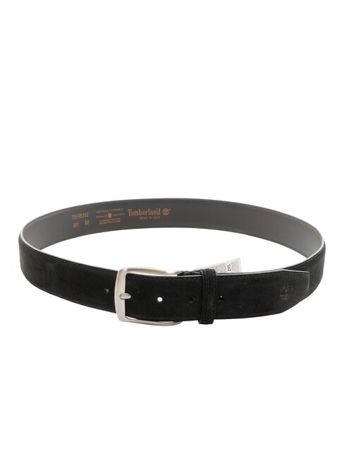 CASUAL Suede leather belt that can be shortened black - Belts