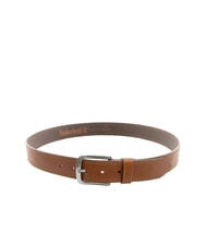 TIMBERLAND CASUAL Double stitched leather belt cognac - Belts - 2