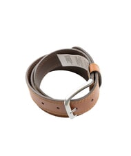 TIMBERLAND CASUAL Double stitched leather belt cognac - Belts - 3