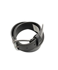 TIMBERLAND CASUAL Double stitched leather belt black - Belts - 3