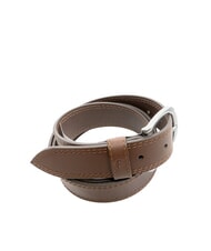 TIMBERLAND CASUAL Double stitched leather belt cocoa - Belts - 3