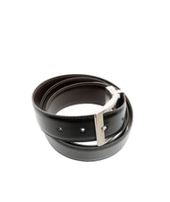 TIMBERLAND CASUAL Double-sided leather belt smooth black/smooth dark brown - Belts - 4
