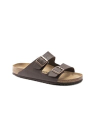 BIRKENSTOCK ARIZONA BIRKO FLOR Two-buckle slipper sandal dark brown - Unisex shoes - 3