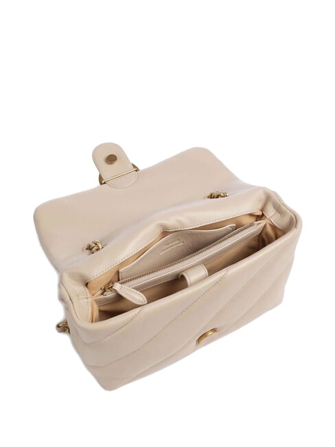 CLASSIC LOVE PUFF Nappa leather bag beige-smoky gray-antique gold - Women&rsquo;s Bags