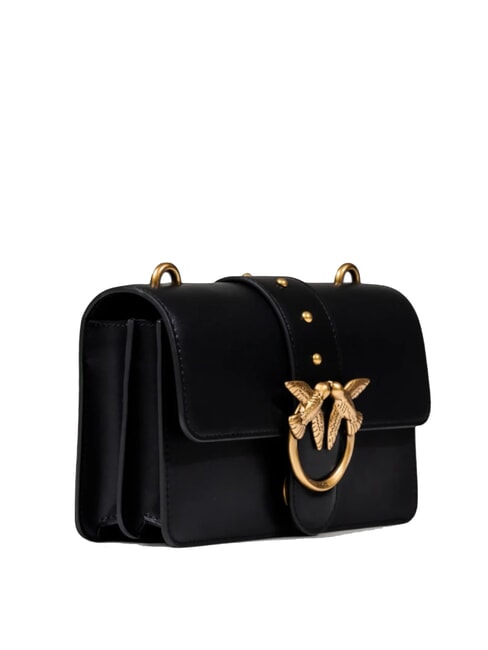 LOVE ONE CLASSIC Mini leather shoulder bag black-antique gold - Women&rsquo;s Bags