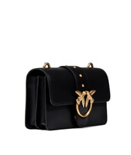 PINKO LOVE ONE CLASSIC Mini leather shoulder bag black-antique gold - Women&rsquo;s Bags - 2