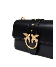PINKO LOVE ONE CLASSIC Mini leather shoulder bag black-antique gold - Women&rsquo;s Bags - 3