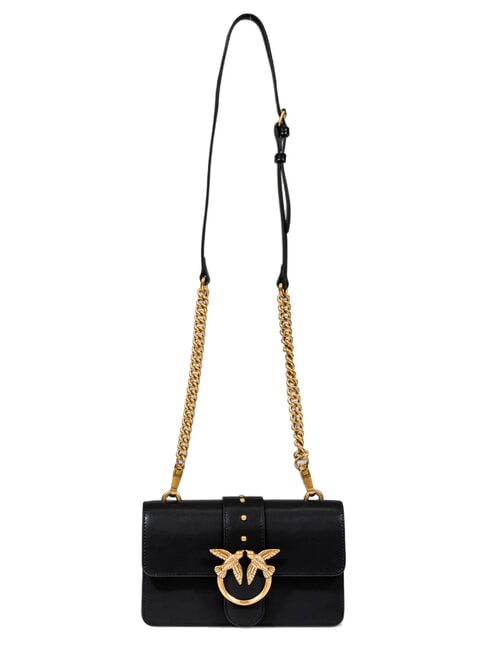 LOVE ONE CLASSIC Mini leather shoulder bag black-antique gold - Women&rsquo;s Bags