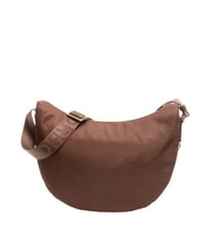 BORBONESE LUNA BAG MIDDLE ECO LINE LUNA Shoulder bag in jet fabric op hazelnut - Women&rsquo;s Bags - 4