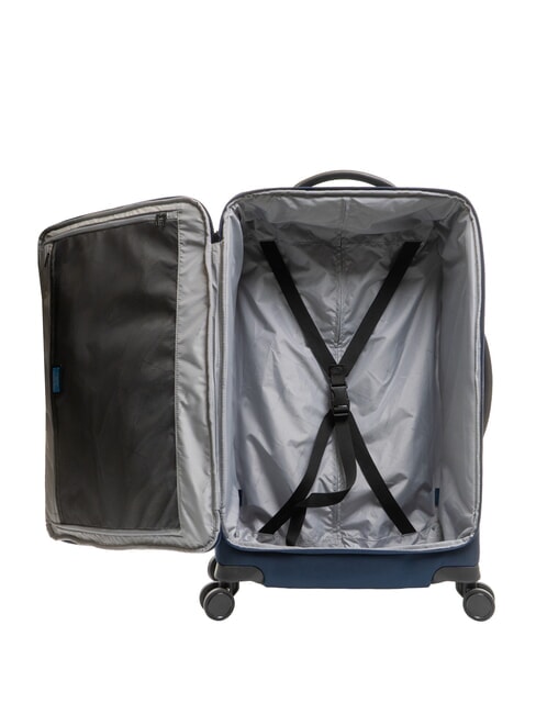 X19 Medium trolley with pockets blue - Semi-rigid Trolley Cases