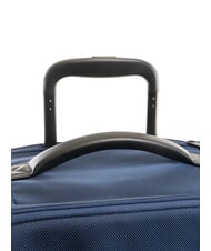 PIQUADRO X19 Medium trolley with pockets blue - Semi-rigid Trolley Cases - 4
