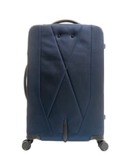 PIQUADRO X19 Medium trolley with pockets blue - Semi-rigid Trolley Cases - 5