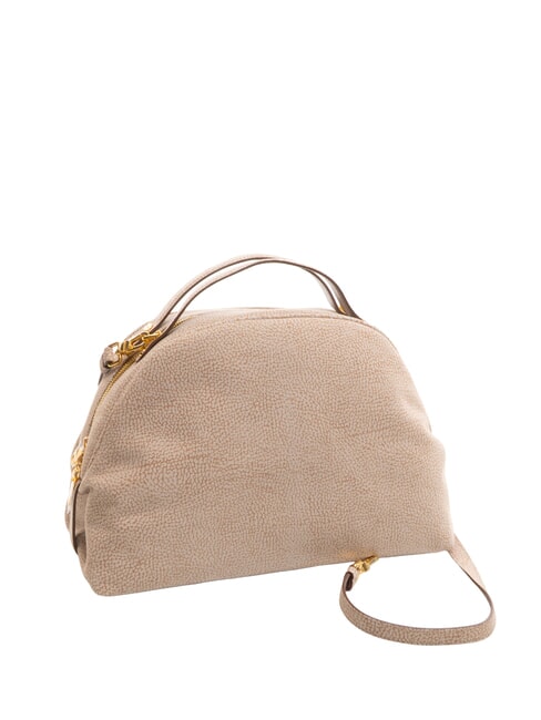 CAMOSCIO SEXY MEDIUM Medium Suede Bag mushroom - Women’s Bags