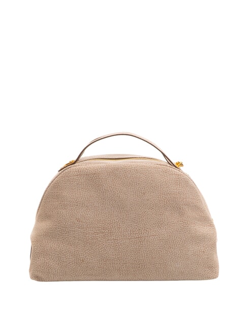 CAMOSCIO SEXY MEDIUM Medium Suede Bag mushroom - Women’s Bags