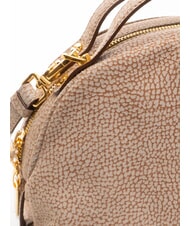 BORBONESE CAMOSCIO Leather shoulder bag mushroom - Women&rsquo;s Bags - 3