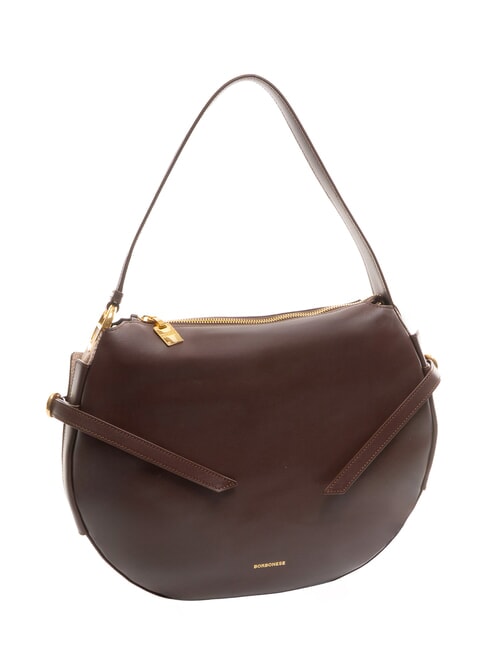 BRIDLE MEDIUM HOBO Medium Hobo Bag in Nappa Leather chestnut/mushroom - Women’s Bags