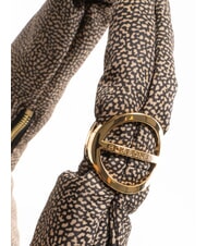 BORBONESE TWINNIE SMALL Small shoulder bag OP / NATURAL / BLACK - Women&rsquo;s Bags - 5