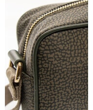 BORBONESE CAMERA CASE SMALL ECO LINE Mini shoulder bag, in fabric laurel - Women&rsquo;s Bags - 3