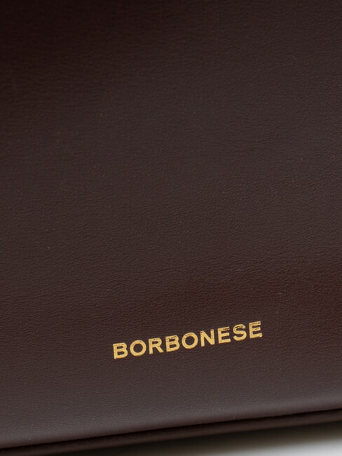 BRIDLE MEDIUM SHOPPER Medium nappa leather handbag chestnut/mushroom - Women’s Bags