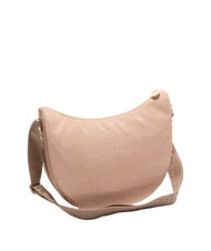 BORBONESE LUNA BAG MIDDLE ECO LINE LUNA Shoulder bag in jet fabric op mauve - Women&rsquo;s Bags - 2