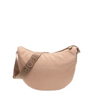 BORBONESE LUNA BAG MIDDLE ECO LINE LUNA Shoulder bag in jet fabric op mauve - Women&rsquo;s Bags - 4