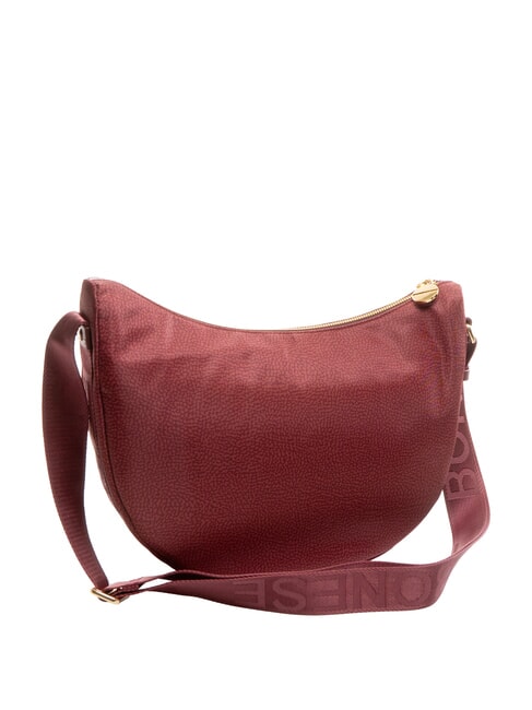LUNA BAG MIDDLE ECO LINE LUNA Shoulder bag in jet fabric op merlot - Women&rsquo;s Bags