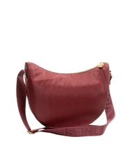 BORBONESE LUNA BAG MIDDLE ECO LINE LUNA Shoulder bag in jet fabric op merlot - Women&rsquo;s Bags - 2